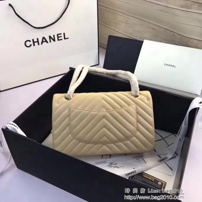 香奈兒CHANEL 升級版V線1112進口小羊皮全新經典單肩斜挎鏈條包 DSC1526